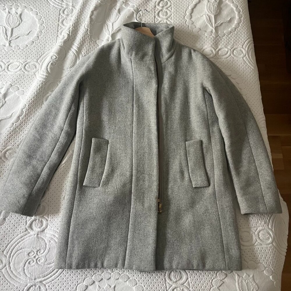 J. Crew Women's Gray Wool Coat